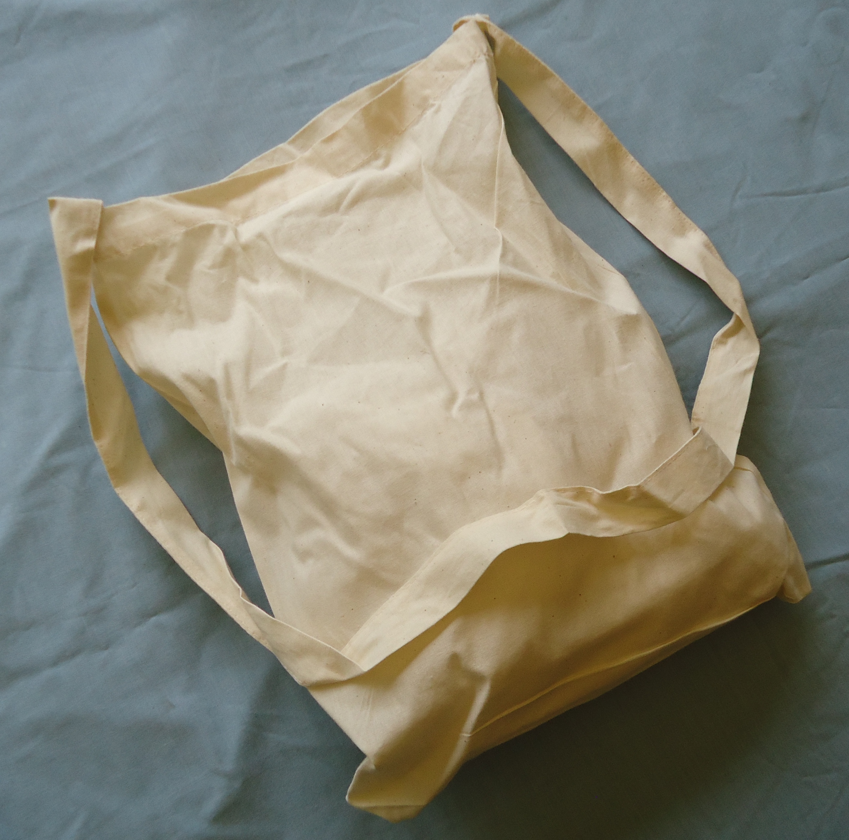 (image for) Calico Shoulder Strap Shopping Bags. 300x380mm